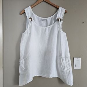 100% Linen Top L